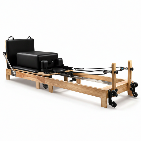 94.5" Pilates Reformer,Reformer Pilates Machine with 5 Springs, Quick-Assembly Studio Grade Pilates Reformer Machine, Pilates Equipment with Sitting Box, Jump Board for Home Use & Studio 7A5